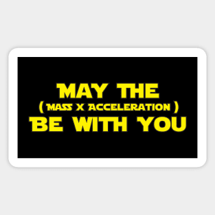 Mass Times Acceleration - 3 Sticker